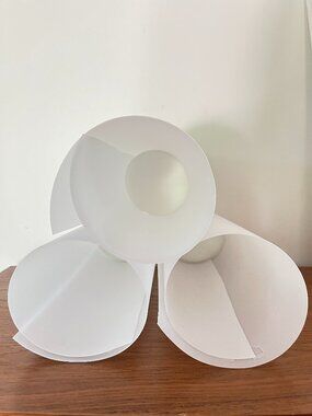 Shelf-It Shelf Liner Set of 3 18" x 12" White Wire Shelving Surface Covers